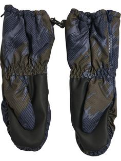 Rückansicht von hummel hmlSEAL MITTENS Handschuhe Kinder DARK OLIVE