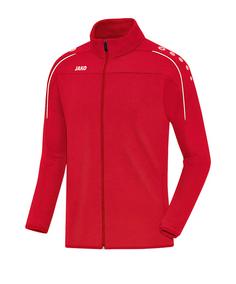JAKO Classico Freizeitjacke Damen Trainingsjacke Damen Rotweiss