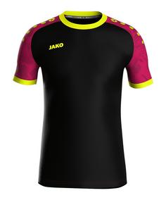 JAKO Iconic KA Trikot Fußballtrikot schwarzrosa
