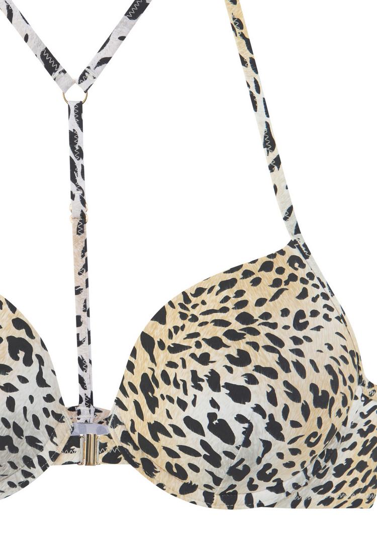 Lascana Lascana Push-Up-Bikini Bikini Set Damen - Tierdruck - 0 | SportScheck