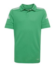 adidas Squadra 25 Competition Polo Kids Poloshirt Kinder gruenweiss
