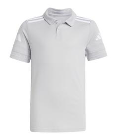 adidas Squadra 25 Competition Polo Kids Poloshirt Kinder grauweiss