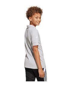 Rückansicht von adidas Squadra 25 Competition Polo Kids Poloshirt Kinder grauweiss
