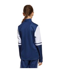 Rückansicht von adidas Squadra 25 HalfZip Sweatshirt Kids Funktionssweatshirt Kinder blauweiss