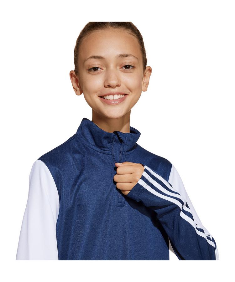 adidas adidas Squadra 25 HalfZip Sweatshirt Kids Funktionssweatshirt Kinder - blauweiss - 0 | SportScheck