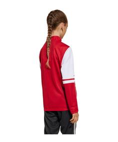 Rückansicht von adidas Squadra 25 HalfZip Sweatshirt Kids Funktionssweatshirt Kinder rotweiss