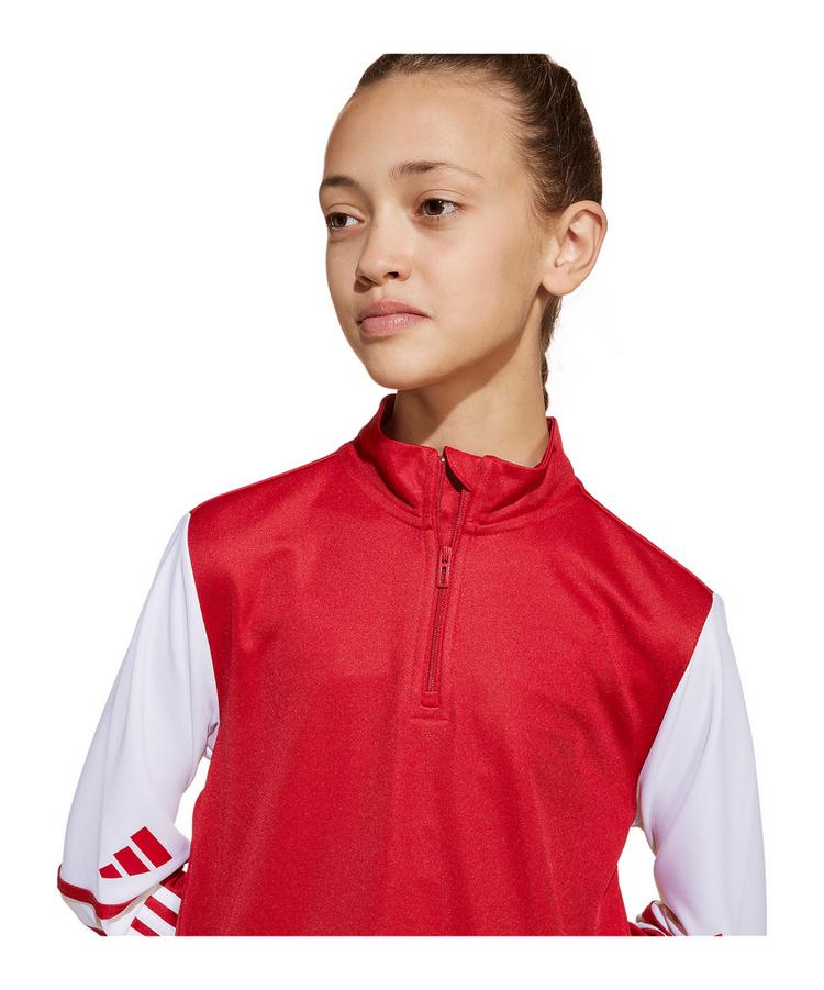 adidas adidas Squadra 25 HalfZip Sweatshirt Kids Funktionssweatshirt Kinder - rotweiss - 1 | SportScheck