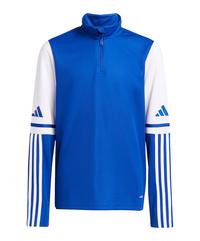 adidas Squadra 25 HalfZip Sweatshirt Kids Funktionssweatshirt Kinder - blauweissblau
