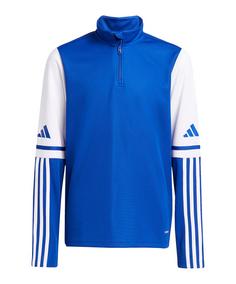 adidas Squadra 25 HalfZip Sweatshirt Kids Funktionssweatshirt Kinder blauweissblau