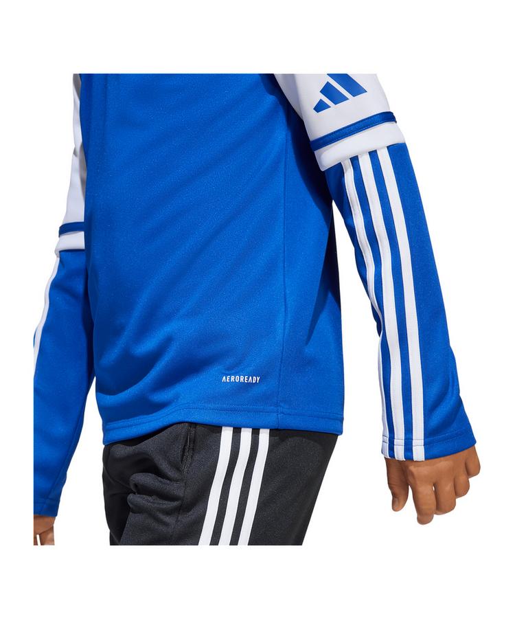 adidas adidas Squadra 25 HalfZip Sweatshirt Kids Funktionssweatshirt Kinder - blauweissblau - 0 | SportScheck