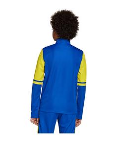 Rückansicht von adidas Squadra 25 HalfZip Sweatshirt Kids Funktionssweatshirt Kinder blaugelb