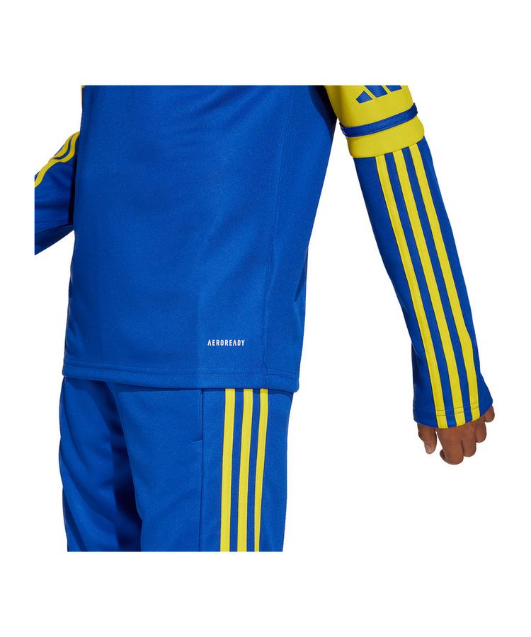 adidas adidas Squadra 25 HalfZip Sweatshirt Kids Funktionssweatshirt Kinder - blaugelb - 1 | SportScheck