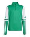 adidas Squadra 25 HalfZip Sweatshirt Kids Funktionssweatshirt Kinder - gruenweiss