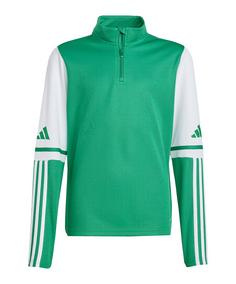 adidas Squadra 25 HalfZip Sweatshirt Kids Funktionssweatshirt Kinder gruenweiss
