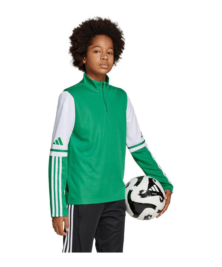 adidas adidas Squadra 25 HalfZip Sweatshirt Kids Funktionssweatshirt Kinder - gruenweiss - 1 | SportScheck