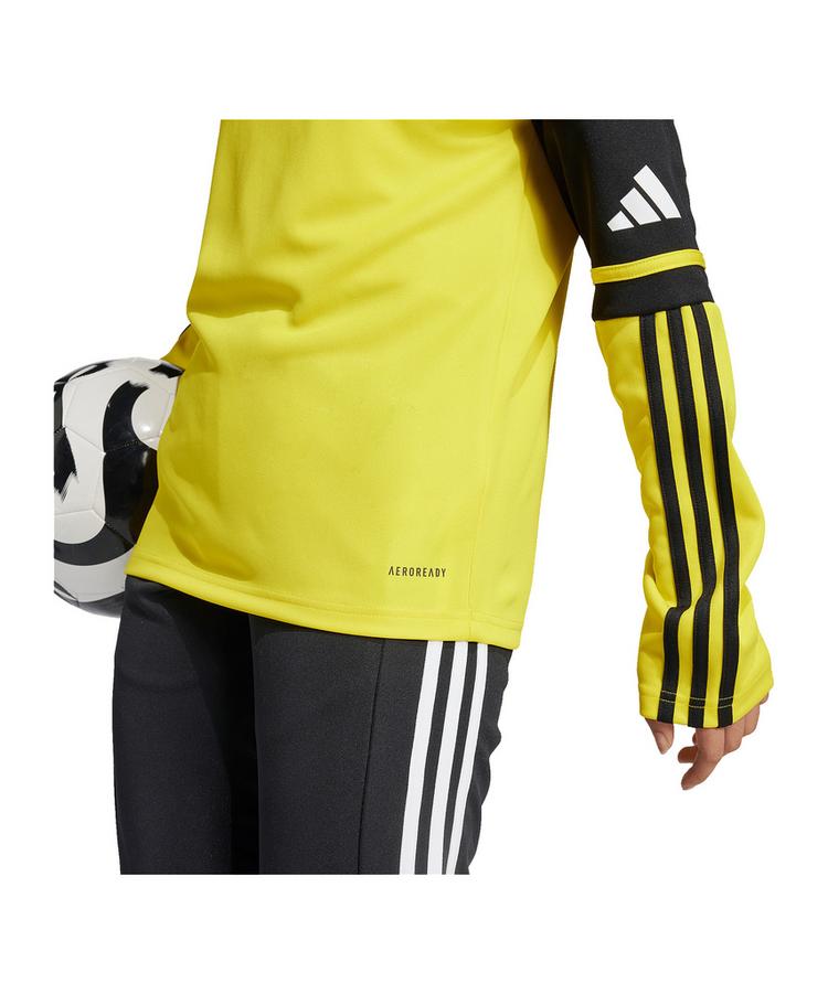 adidas adidas Squadra 25 HalfZip Sweatshirt Kids Funktionssweatshirt Kinder - gelbschwarzweiss - 1 | SportScheck