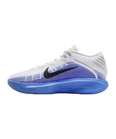 Rückansicht von Nike G.T. Hustle 3 Weiß Hallenschuhe Herren weiss