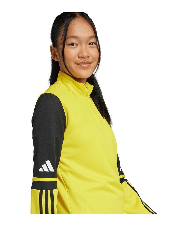 adidas adidas Squadra 25 HalfZip Sweatshirt Kids Funktionssweatshirt Kinder - gelbschwarzweiss - 2 | SportScheck