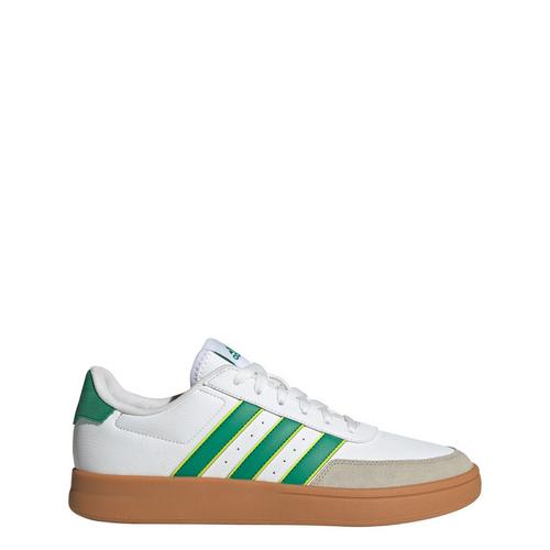 Rückansicht von adidas Breaknet 2.0 Schuh Sneaker Cloud White / Court Green / Solar Slime