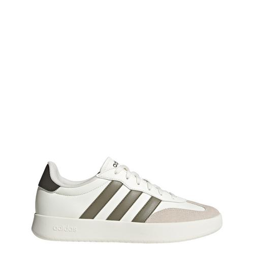 Rückansicht von adidas Barreda Schuh Sneaker Herren Off White / Olive Strata / Alumina