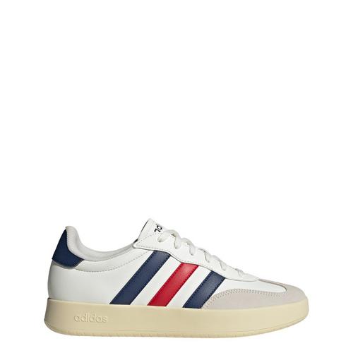 Rückansicht von adidas Barreda Schuh Sneaker Off White / Dark Blue / Better Scarlet