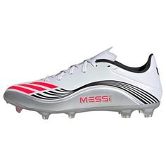 adidas F50 Messi League FG/MG Fußballschuh Fußballschuhe Cloud White / Lucid Red / Silver Metallic