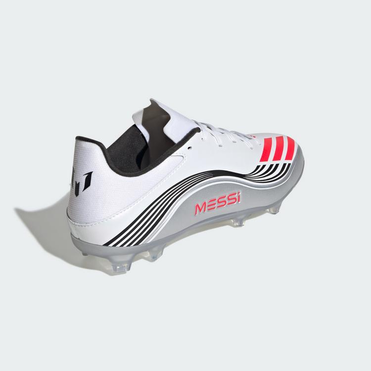 adidas adidas F50 Messi League FG/MG Fu&szlig;ballschuh Fu&szlig;ballschuhe - Cloud White / Lucid Red / Silver Metallic - 3 | SportScheck