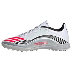 adidas F50 Messi League TF Fußballschuh Fußballschuhe Cloud White / Lucid Red / Silver Metallic
