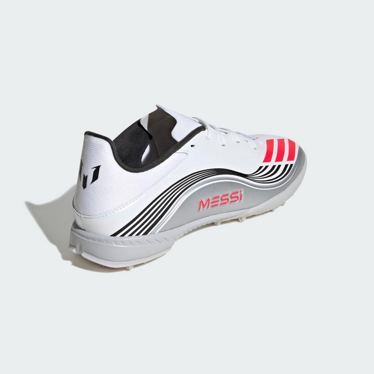 adidas adidas F50 Messi League TF Fu&szlig;ballschuh Fu&szlig;ballschuhe - Cloud White / Lucid Red / Silver Metallic - 3 | SportScheck