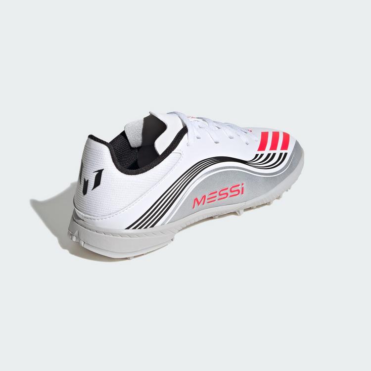 adidas adidas F50 Messi League Kids TF Fu&szlig;ballschuh Fu&szlig;ballschuhe Kinder - Cloud White / Lucid Red / Silver Metallic - 3 | SportScheck