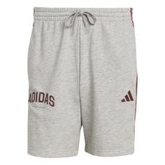 adidas 3-Streifen Shorts Funktionsshorts Herren Medium Grey Heather
