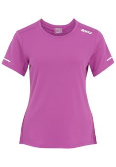 2XU Aero Tee Funktionsshirt Damen hyper violet-white reflective