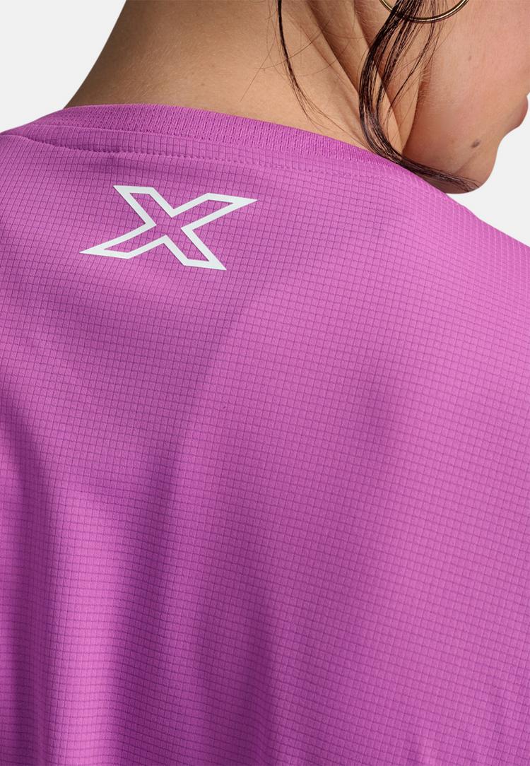 2XU 2XU Aero Funktionsshirt Damen - hyper violet-white reflective - 5 | SportScheck