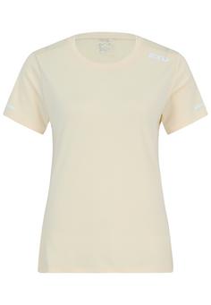 2XU Aero Tee Funktionsshirt Damen pixel lemon-white reflective