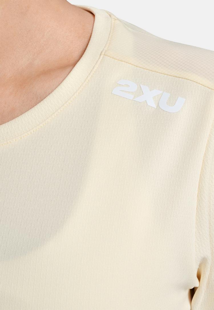2XU 2XU Aero Funktionsshirt Damen - pixel lemon-white reflective - 5 | SportScheck