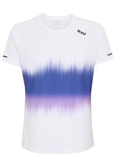 2XU Aero Tee Funktionsshirt Herren multi stripe-black reflective