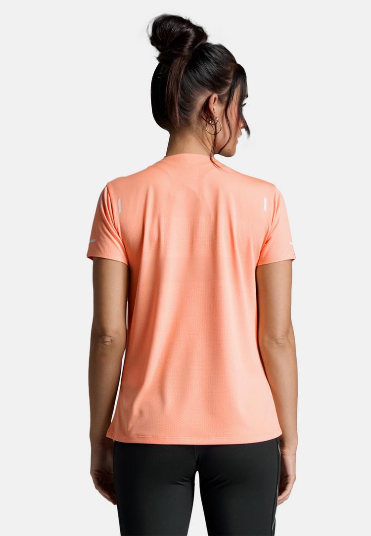 2XU 2XU Light Speed Tech Tee Funktionsshirt Damen - digital peach-white reflective - 2 | SportScheck