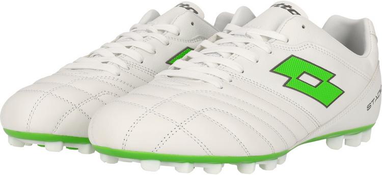 Lotto Lotto Stadio 300 III Fu&szlig;ballschuhe Herren - 1NJ All White/Spring Green - 1 | SportScheck