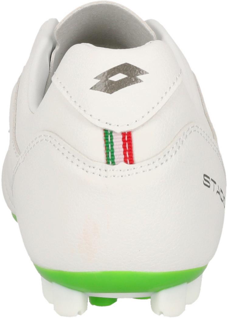 Lotto Lotto Stadio 300 III Fu&szlig;ballschuhe Herren - 1NJ All White/Spring Green - 3 | SportScheck