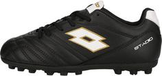 Lotto Stadio 705 Fußballschuhe Kinder 1OG All Black/All White