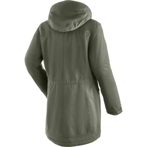 Rückansicht von Maier Sports LISA Funktionsmantel Damen Grün