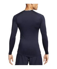 Rückansicht von Nike Pro Dri-Fit Training Underwear Shirt Laufshirt Herren blauweiss