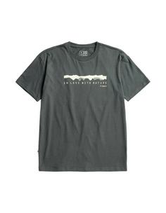 NIKIN TreeShirt Mountain Panorama T-Shirt Dark Anthracite
