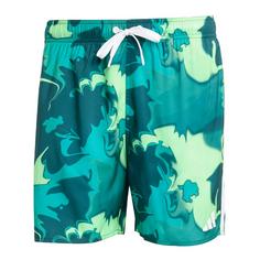 adidas Tie-Dye 5-Inch Badeshorts Badeshorts Herren Aurora Ivy / White
