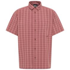 Jack Wolfskin MESETA SHIRT M Funktionsshirt Herren CHECK dark rust
