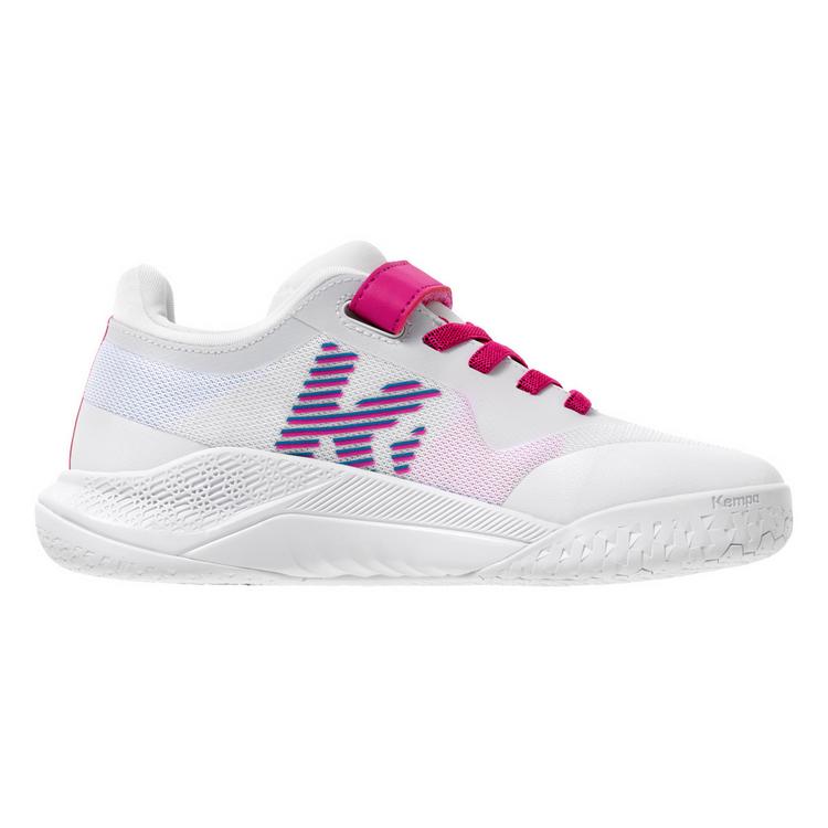 Kempa Kempa Kourtfly Kids Hallenschuhe Kinder - wei&szlig;/cyan/lila - 1 | SportScheck