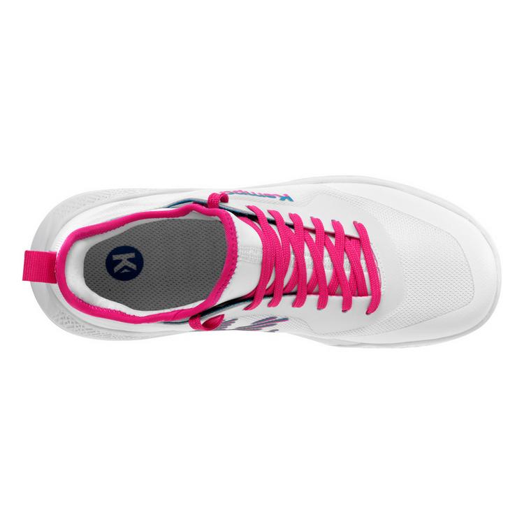 Kempa Kempa Kourtfly Jr Hallenschuhe Kinder - wei&szlig;/cyan/lila - 0 | SportScheck