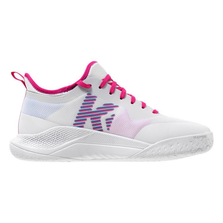 Kempa Kempa Kourtfly Jr Hallenschuhe Kinder - wei&szlig;/cyan/lila - 1 | SportScheck