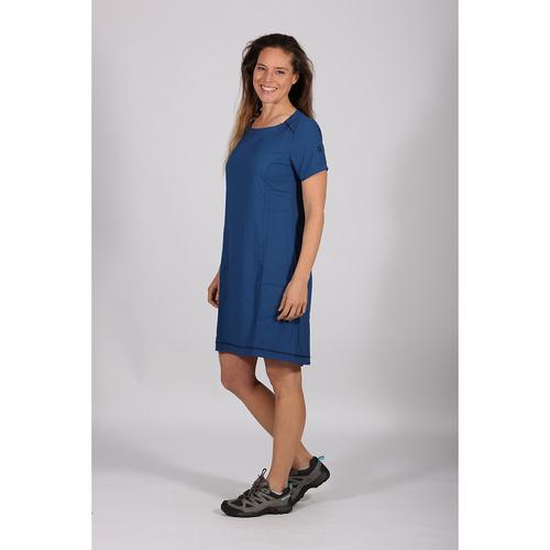Rückansicht von Maul Sport Welschnofen 2XT Kleid Damen Blau3031
