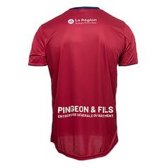 Rückansicht von Uhlsport Clermont Foot Home 23/24 T-Shirt rot